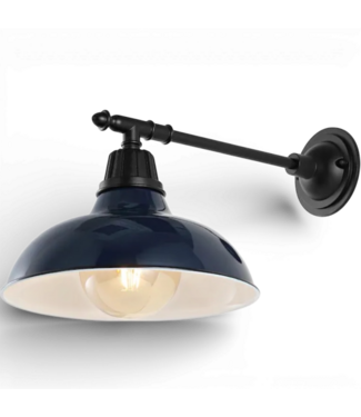 50043 Wallace Farmhouse Light Polished Blue