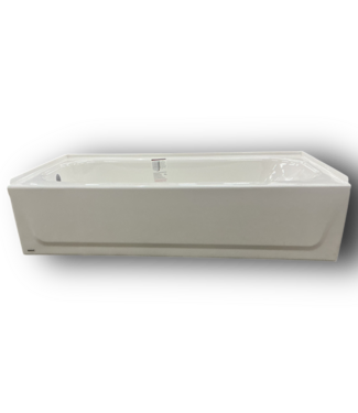 50051 Pro Steel Alcove Soaking Bathtub Left Drain