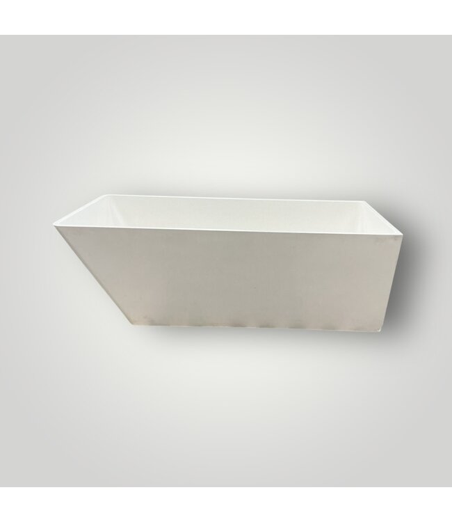50054 Off-White Sloped Back Bathtub 67"