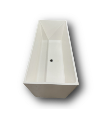 50054 Off-White Sloped Back Bathtub 67"