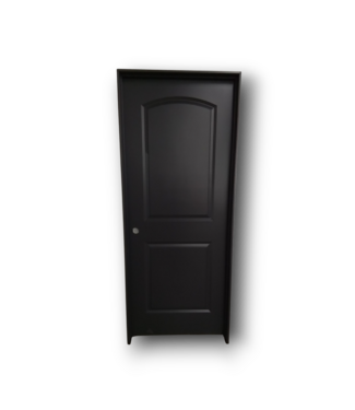 50058 Black Prehung 2-panel Interior Door 32" x 80"