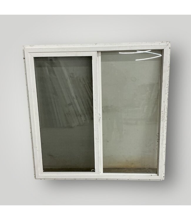 50060 White Vinyl Horizontal Slider Window 47.5" x 47.5"