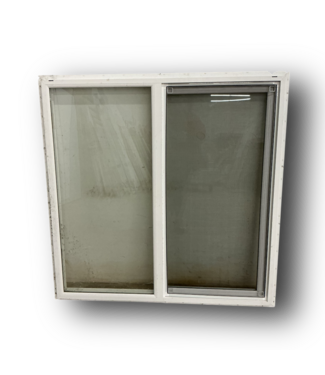50060 White Vinyl Horizontal Slider Window 47.5" x 47.5"