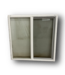 50060 White Vinyl Horizontal Slider Window 47.5" x 47.5"