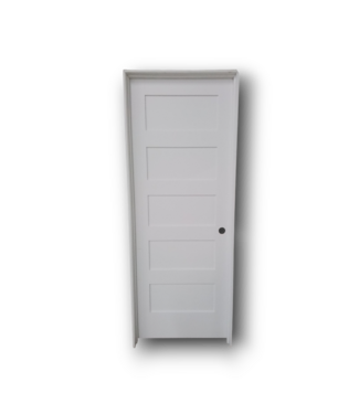 50064 30-in x 80-in Prehung 5-Panel Interior Door