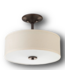 50067 Inspire 2-Light Bronze Semi-Flush Mount Light