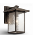 50071 1-Light Bronze Outdoor Wall Light