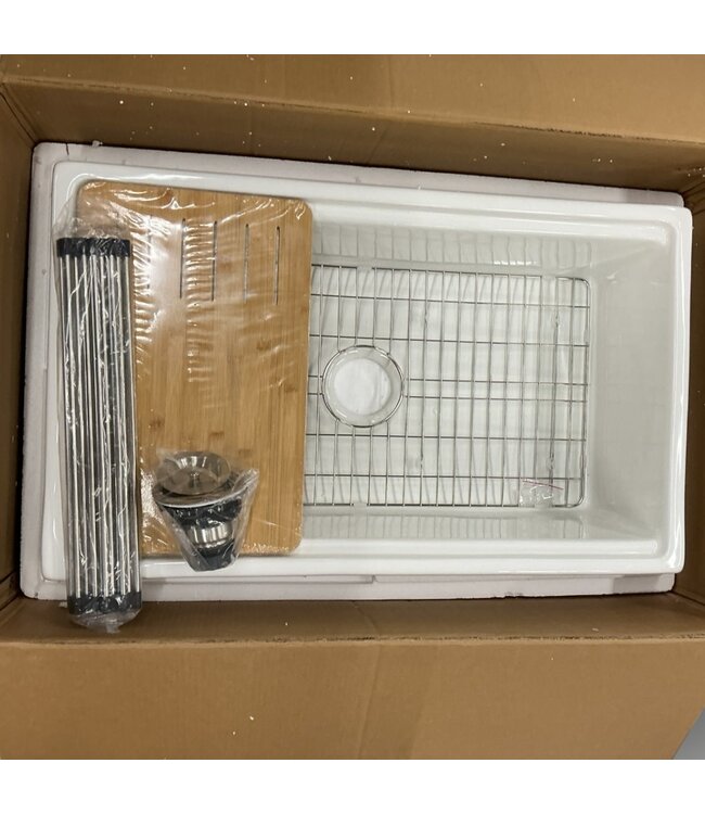 50084 Farmhouse Apron Front Kitchen Sink 33" x 20"