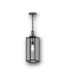 50087 Matte Black  Outdoor Hanging Pendant Light 22"H