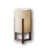 50088 17" Walnut Birch Wood LED Table Lamp