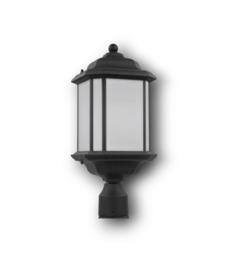 50089 20.25" Black Outdoor Light Post Lantern