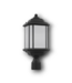 50089 20.25" Black Outdoor Light Post Lantern