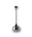 50093 Black Medium Hanging Pendant Light 12"W