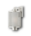 50094 17-in H Brushed Nickel Outdoor Wall Light