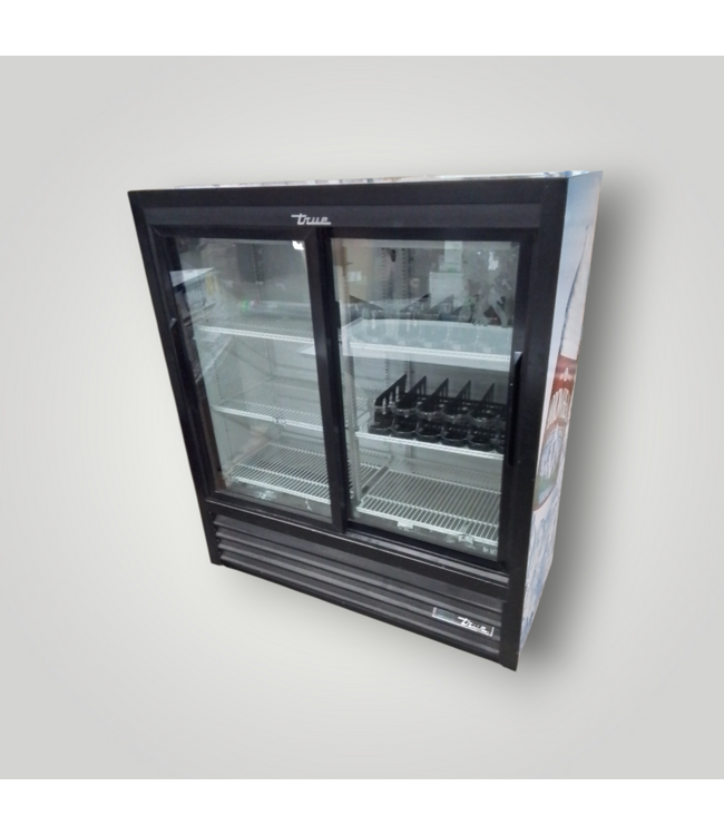 50107 Two Section Convenience Store Cooler 54-in H