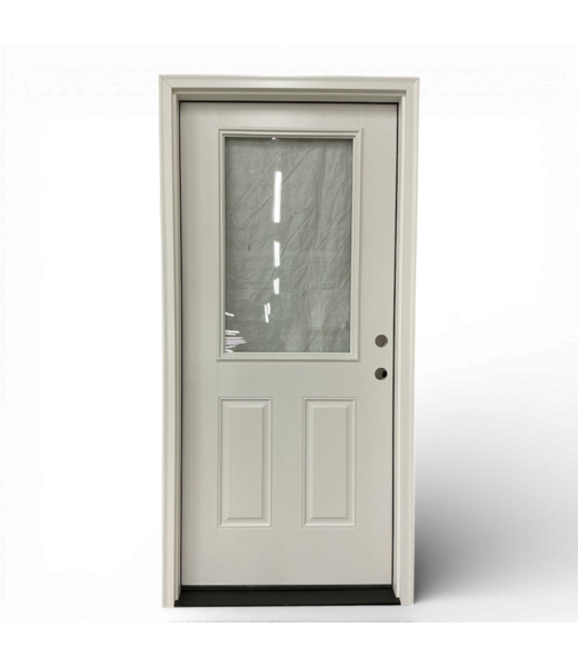 50109 1/2 Lite White Prehung Exterior Door 36" x 80"