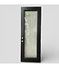 50115 Full Lite Black Exterior Door 33.375"W x 92.75"H