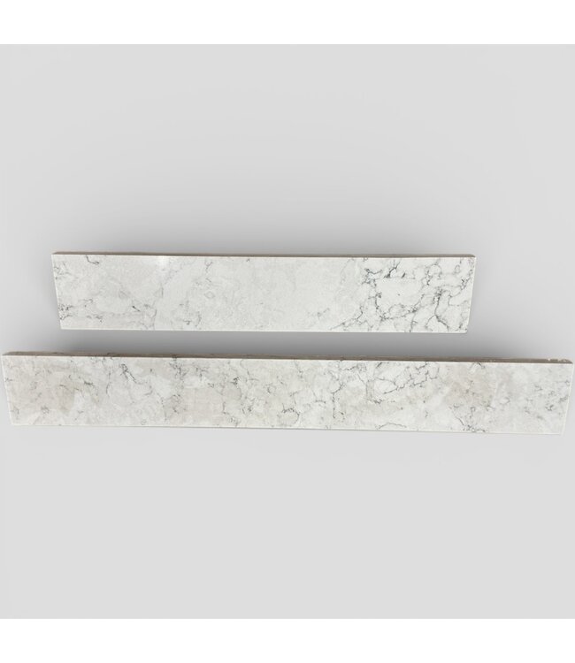 50119 Grey Marble Carrara White Sink Top 30" x 22"
