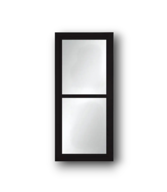 50123 36-in x 96-in Black Aluminum Storm Door