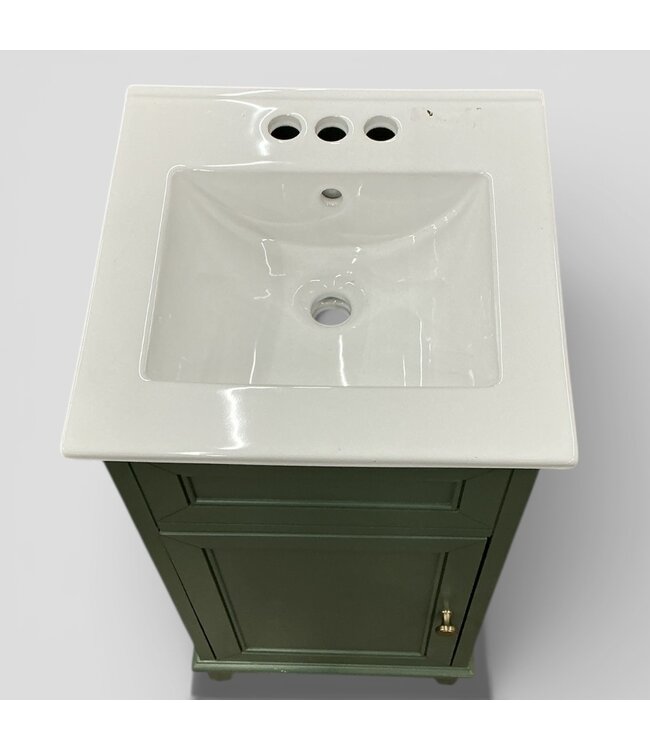 50137 Rosemary Green Single Bathroom Vanity 18.5"W