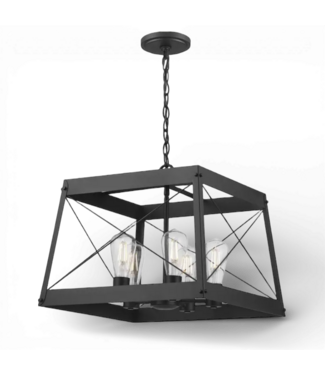 50158 5-Light Farmhouse Square Pendant Light