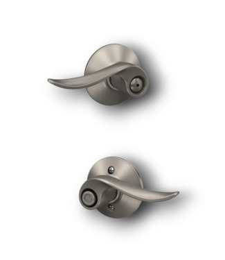 50161 Satin Nickel Interior Privacy Door Handle