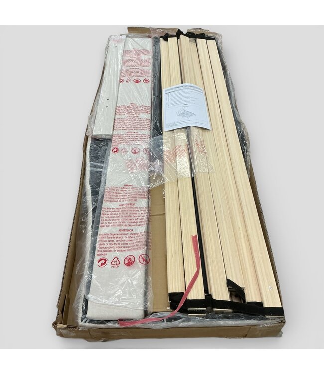 50147 Queen Beige Bed Frame With Headboard