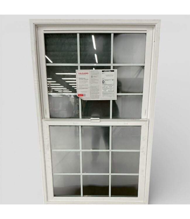 50163 White Vinyl Vertical Slider Window 36.5" x 59.5"