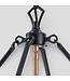 50169 Black 4-Light Metal Chandelier