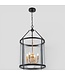 50169 Black 4-Light Metal Chandelier