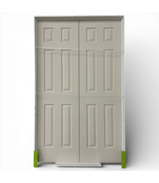 50173 French Prehung Hollow Core Interior Door 49"W x 81.75"H