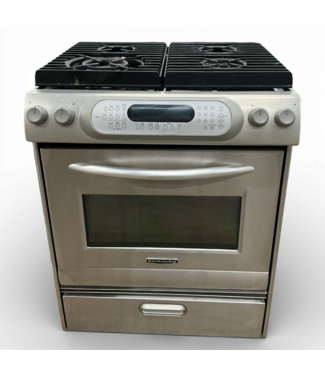 50174 Freestanding Gas Stainless Steel Stove 30"