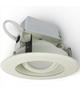 50175 White Adjustable 4" LED Retrofit Light