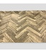 50183 Walnut Herringbone Vinyl Sheet Flooring 120 sq. ft.