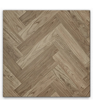 50183 Walnut Herringbone Vinyl Sheet Flooring 120 sq. ft.