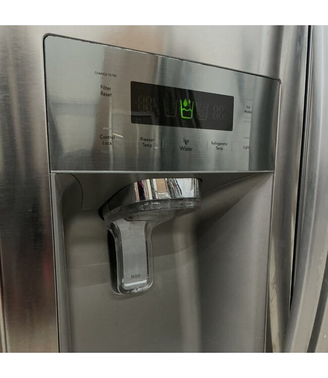 50195 Side-By-Side Stainless Steel Refrigerator