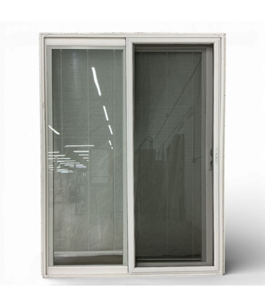 50201 Sliding Patio Door With Blinds 59.25"W x 79.5"H