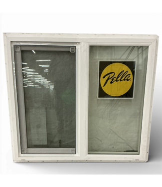 50203 White VInyl Sliding Window 33.5"W x 29.5"H