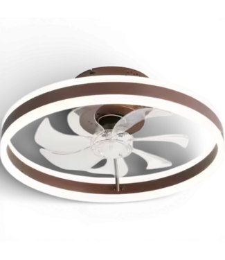 50204 LED Satin Brown Ceiling Fan 20"
