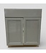 50206 Rhino Gray Base Cabinet 30"W