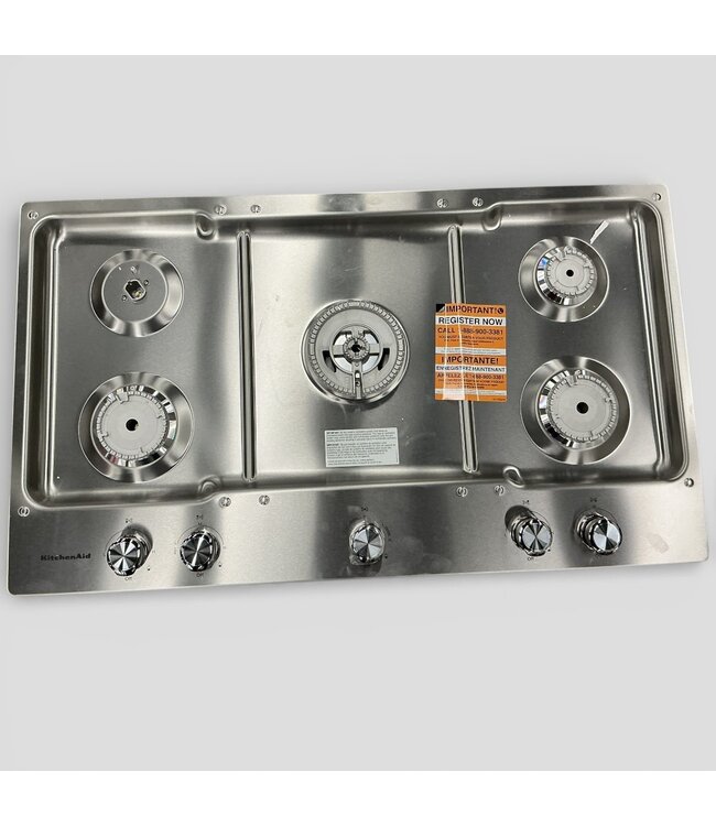 50211 5 Burner Stainless Steel Gas Cooktop 36"