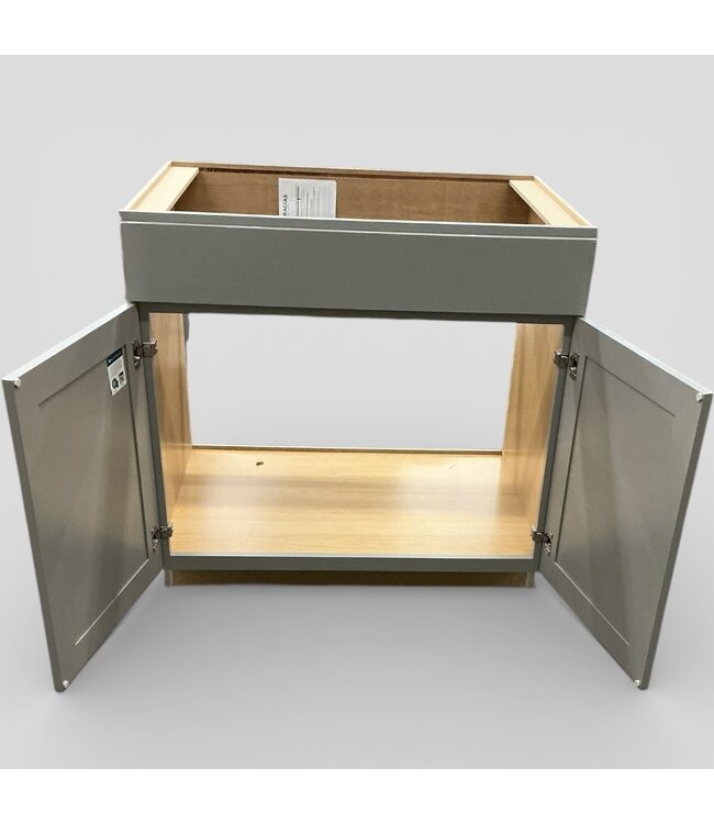 50212 Rhino Gray Sink Base Cabinet 36"W