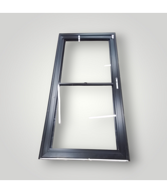 50216 Black Aluminum Storm Door 36-in x 81-in