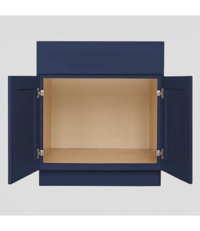 50220 Creston Navy Blue Sink Base Cabinet 30"W
