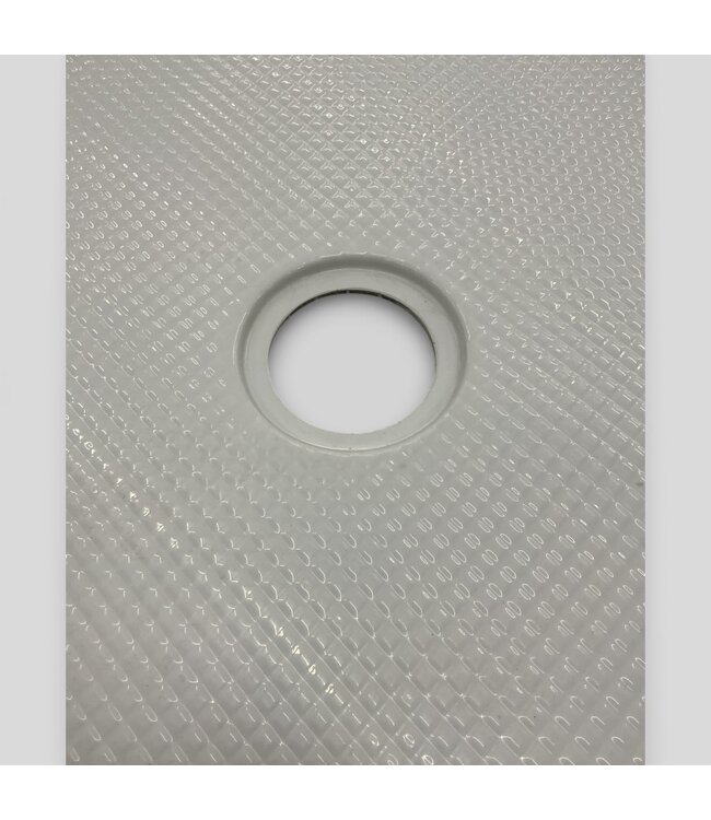 50221 SlimLine Center White Shower Base 32"W x 42"L