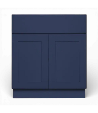50220 Creston Navy Blue Sink Base Cabinet 30"W