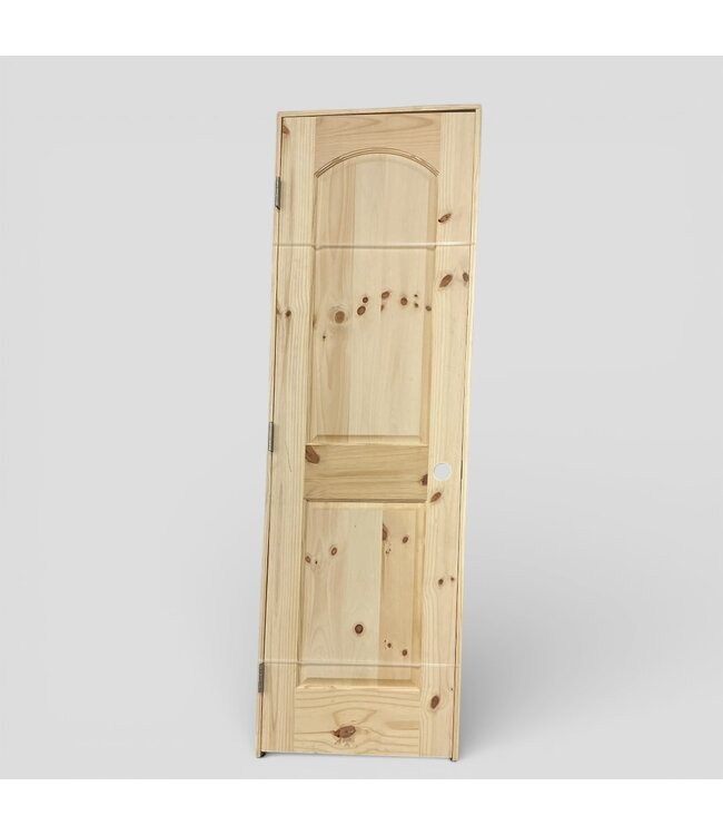 50224 Prehung 2-Panel Knotty Pine Door 24" x 79.25"
