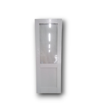 50239 1/2 Lite Clear Glass Pantry Door 28 in. x 80 in