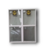 50241 White Vinyl Dual Vertical Sliding Window 59"W