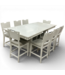50245 Blanco Peak Counter Height Island Table & Chairs